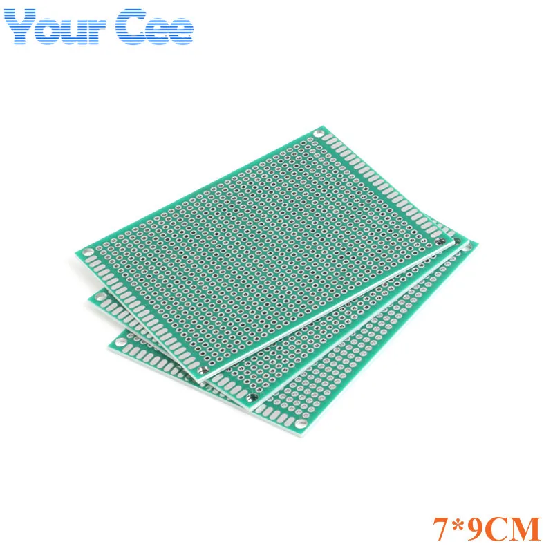 Double Side Prototype Pcb Breadboard Universal Printed Circuit Board 2X8 3X7 4X6 5X7 6X8 7X9 8X12 9X15 10X10 12X18 15X20CM