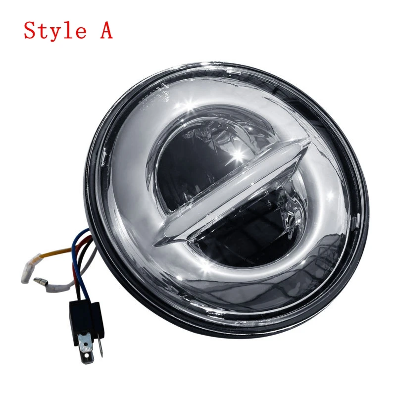 

Motorcycle 5.75" 7" Projector LED Headlamp Headlight For Harley Sportster XL 883 Dyna Softails Trike Touring Electra Glide FLD