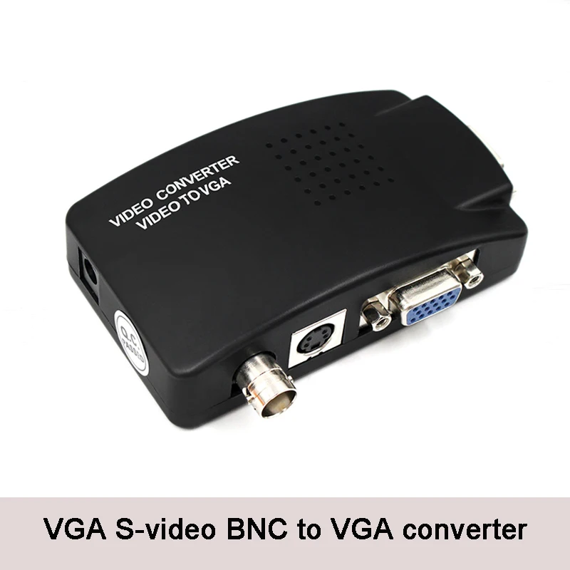 KAMERA TELEWIZJI PRZEMYSŁOWEJ BNC S-wideo VGA do konwerter VGA Box PC do telewizora wejście VGA na wyjście VGA komputera przenośnego monitora