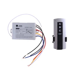 1Set High Quality 3 Channel Wireless Remote Control Switch Digital Remote Control Switch for Lamp & Light 23A12V