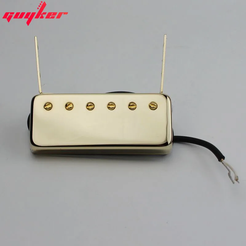 Guitar Single Coil Neck Pickups Replacement Parts for Floating Jazz Johnny Smith Style Electric Guitar Golden