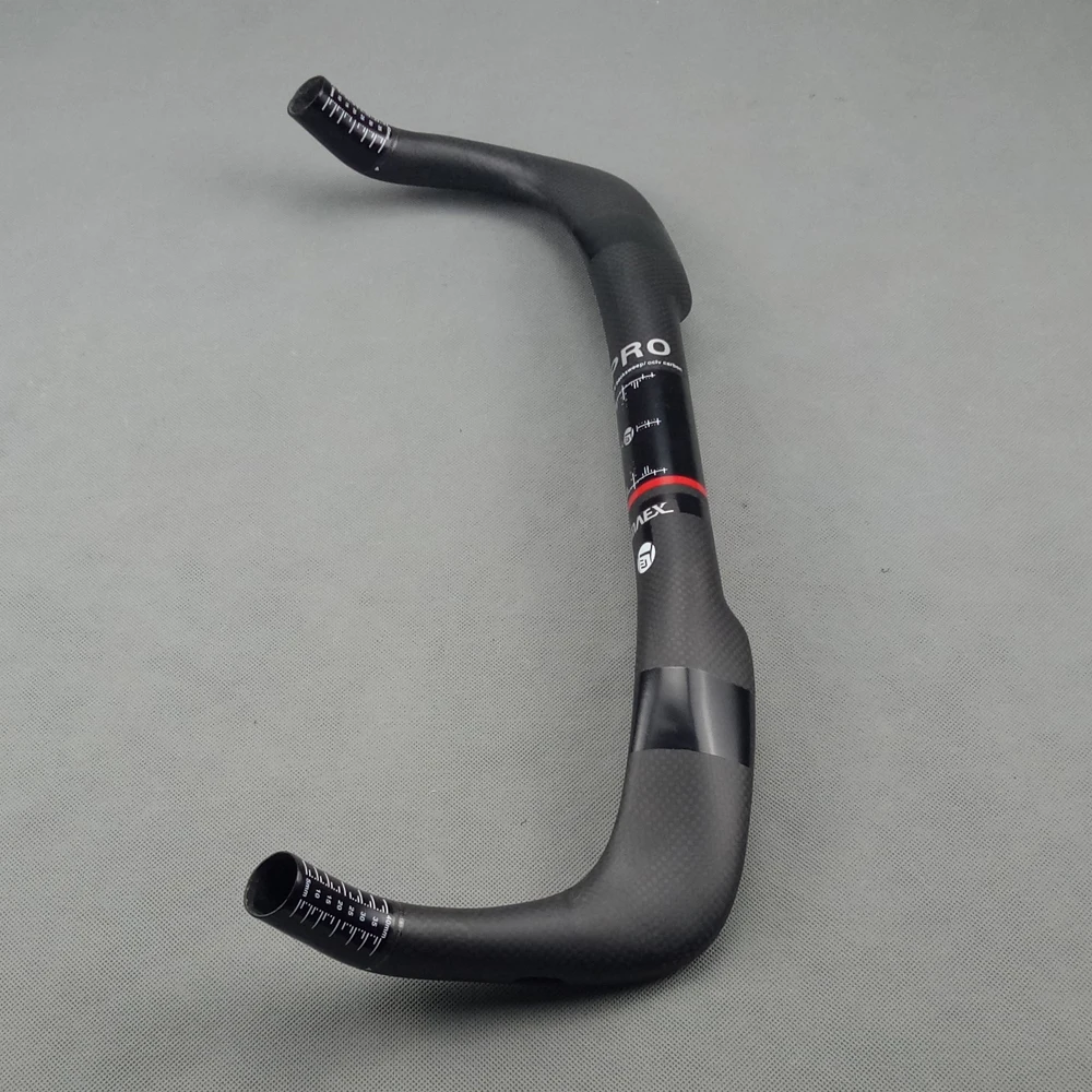 Bicycle Bullhorn handlebar Carbon TT Bar Road Rest Handlbars Bike Black 3K Matte 31.8*380/400/420/440mm  Triathlon Handlebar