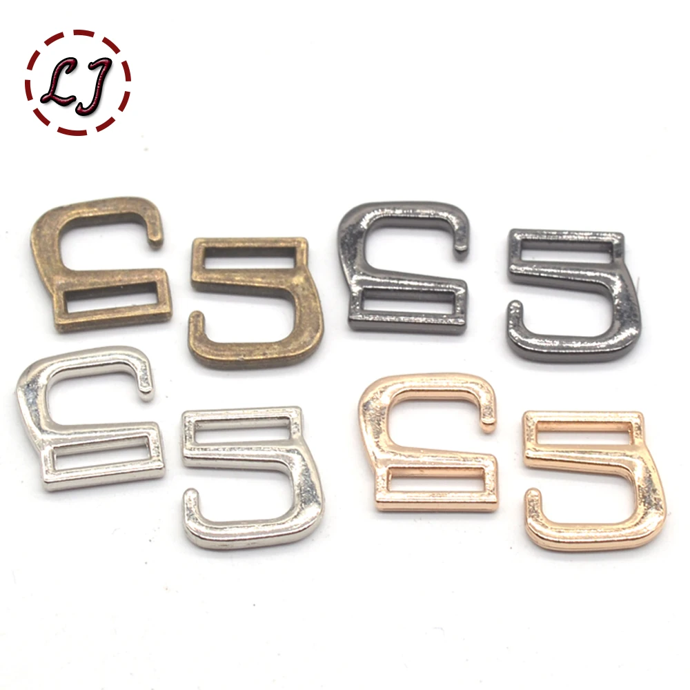 new arrived high quality 20pcs/lot 8mm silver gun-black gold metal shoes bags type 9 Buckle hooks buttons DIY accessories