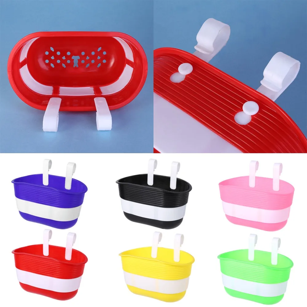 QILEJVS 1PC Bicycle Basket Children Bike Plastic Hanging Front Handlebar Carrier Saddlebag Children Bike Accessories