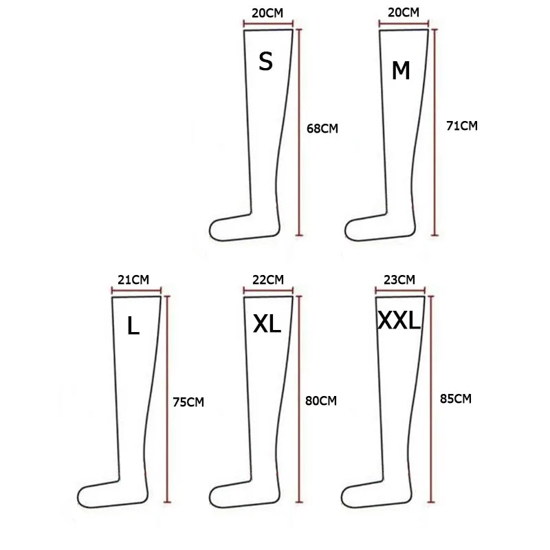 Women Sexy Latex Zipper Stockings Lady\'s Black PVC Pole Dance Leather Erotic Clubwear Length Over Knee High Stockings