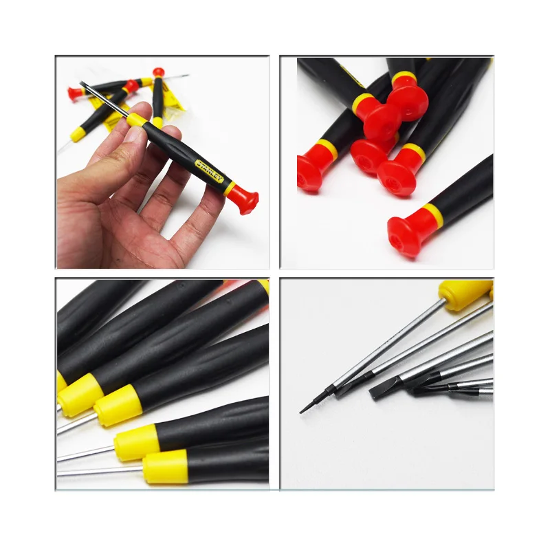 Stanley 1-piece precision flat end micro slotted screwdriver mini 1.0mm 1.6mm 1.8mm 2.0mm 2.5mm 3mm screwdrivers opening tools