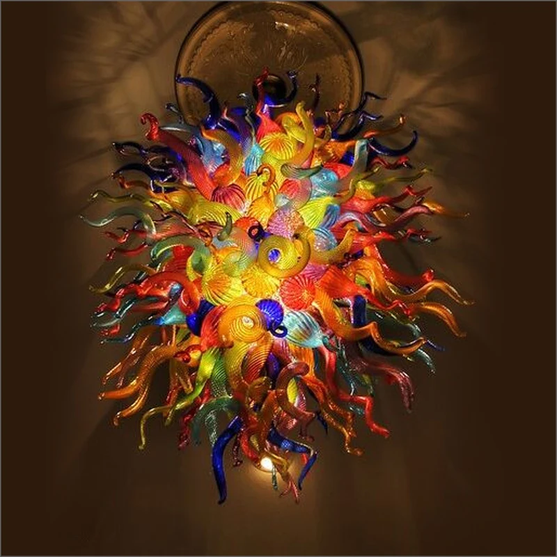 

LED Bulbs Modern Crystal Blown Glass Chandelier Lightings Handmade Blown Glass Chandeliers