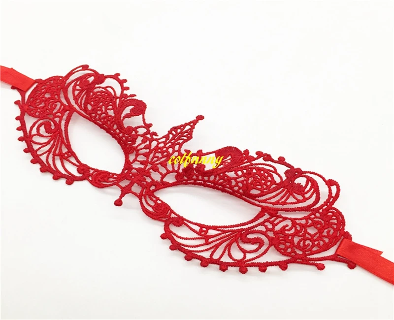 

1000pcs/lot Red Sexy Lace Mask For Women Lady Costume Party Wedding Eye Masks Masquerade Halloween Carnival Face Mask