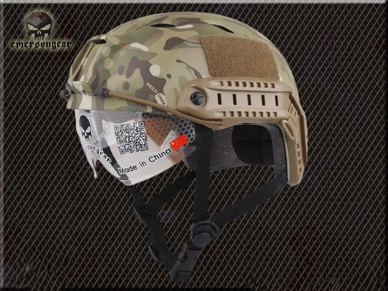 Emersongear FAST Helmet with Protective Goggle Base Jump Type helmet  airsoft EM8818F EM8818C EM8818D EM8818E EM8818G