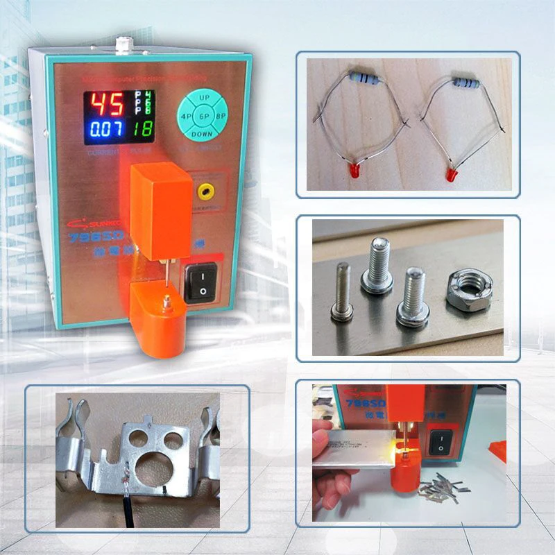 SUNKKO – soudeur par points à impulsion 796SD, Machine intelligente de précision pour soudage bout à bout de métal, acier inoxydable, fer-nickel