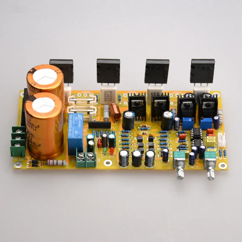 

AC dual 26-32V 300W 2 pairs C5200/A1943 power tubes subwoofer amplifier board Active subwoofer speaker