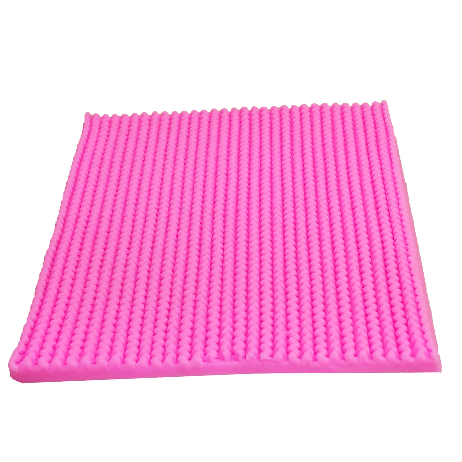 M0767 DIY Lace pattern Silicone Mold Needle Knitting Wool Texture Fondant Decoration Moulds Paste Polymer Clay Resin