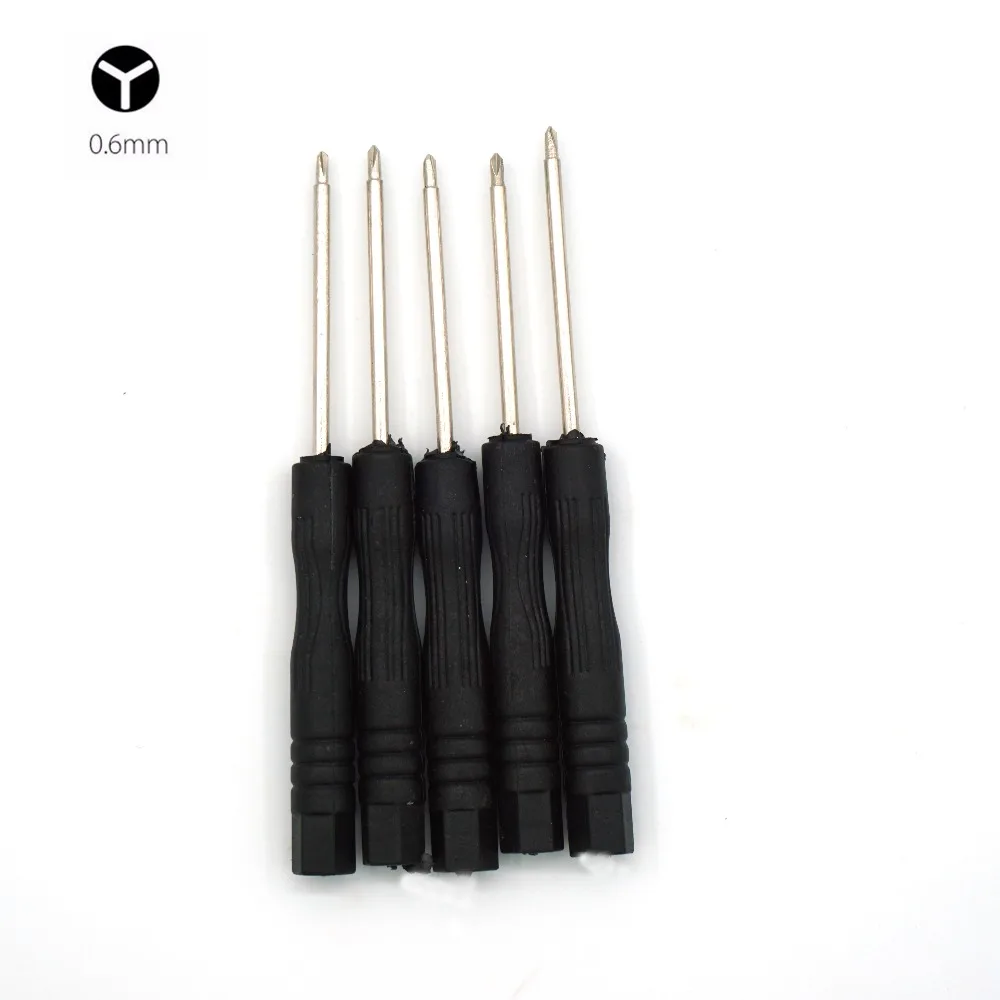 

0.6Y Mini Head Screwdriver , 0.6 Y Black Screwdrivers Key Repair Tool for iPhone 7 7Plus i7 Screw Driver 1000pcs/lot