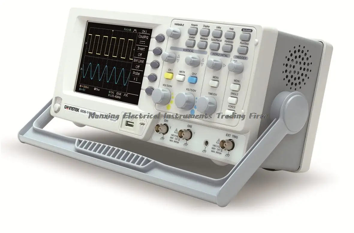 

Fast arrival Gwinstek Digital Oscilloscope GDS-1152A-U DSO,1GSa/s Real-Time Sample Rates Maximum, 150MHz, 2 channel,5.6intch