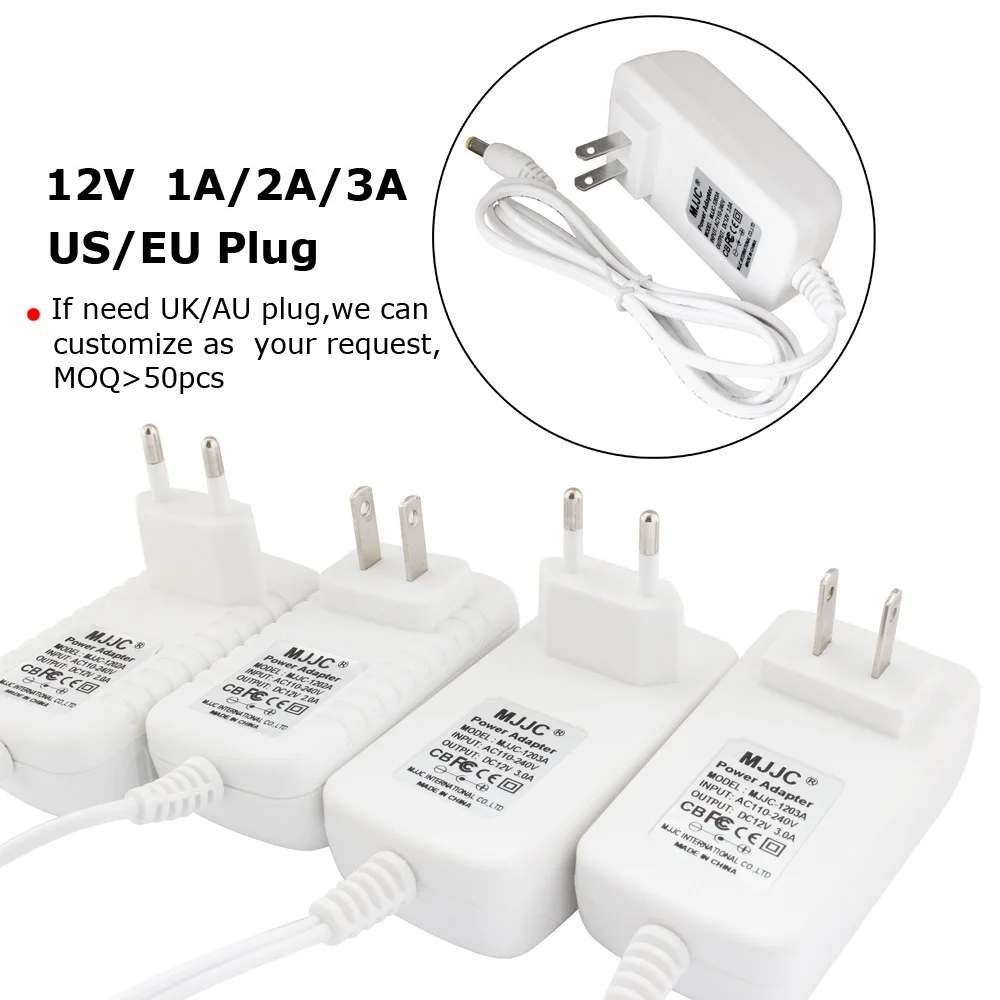 DC 12V Power Supply 12 Volt 5A 8A 1A 2A 3A 4A 110V 220V AC to 12 V Transformer LED Driver 10A 15A 12V Power Adapte for LED Strip