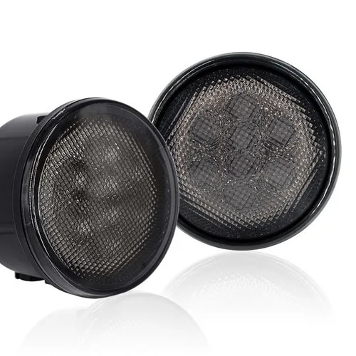 Imagen 2 del producto Luz LED de intermitente frontal para Jeep Wrangler JK 2007-2017 luz ámbar amarilla luz lateral de guardabarros para Jeep Wrangler lámpara Led DRL