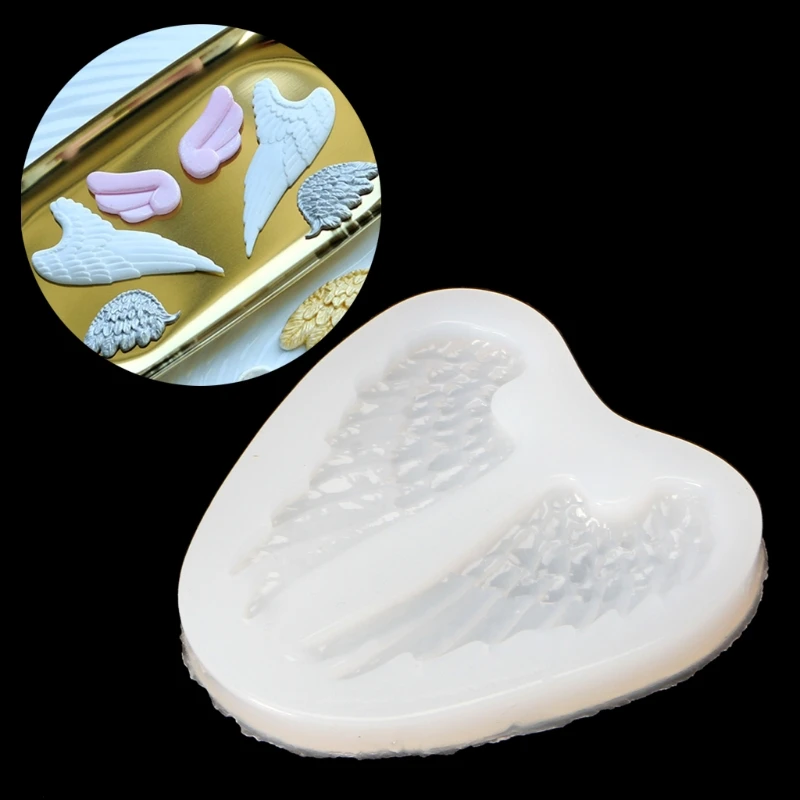 Cute Angel Wings Silicone Pendant Mold Making Jewelry Resin Casting DIY Mould Best for DIY Jewelry Making