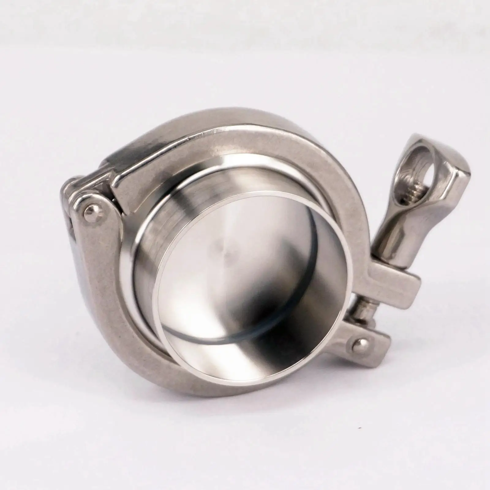 

A Set 51mm 2" Sanitary 304 Stainless steel Tri Clamp Weld Ferrule + Tri Clamp + Silicon Gasket + End Cap