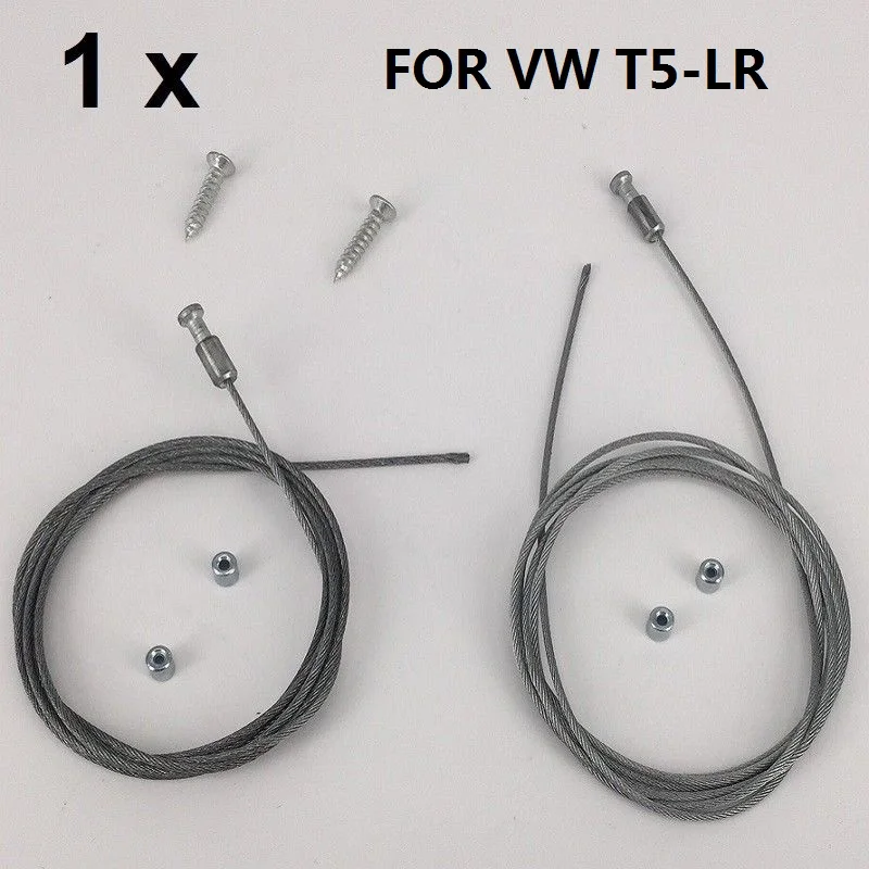 x1 set For VW T5 Caravelle Multivan electric sliding door repair Steel wire Left/right side