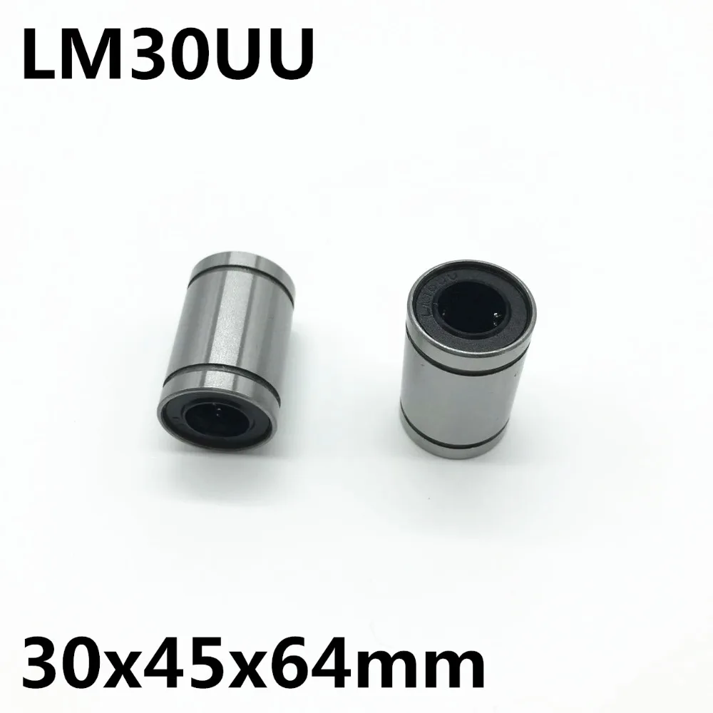 

5pcs LM30UU ball bearing inner diameter 30x45x64mm guide linear optical axis bearings Linear motion bearings high quality