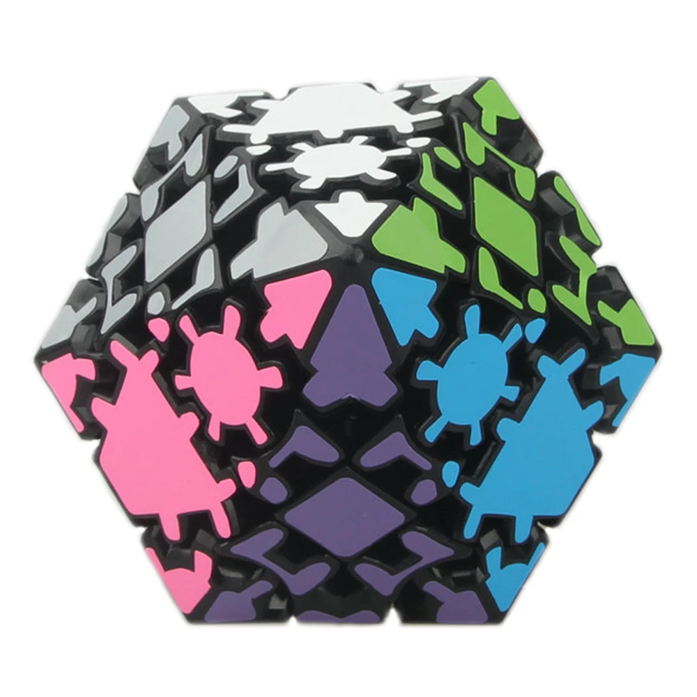 

Lanlan Hexagonal Pyramid Dipyramid 3x3x3 Twelve Face Cone Shape Mode Gear Magic Cube Puzzle Education Toys for Kids Children