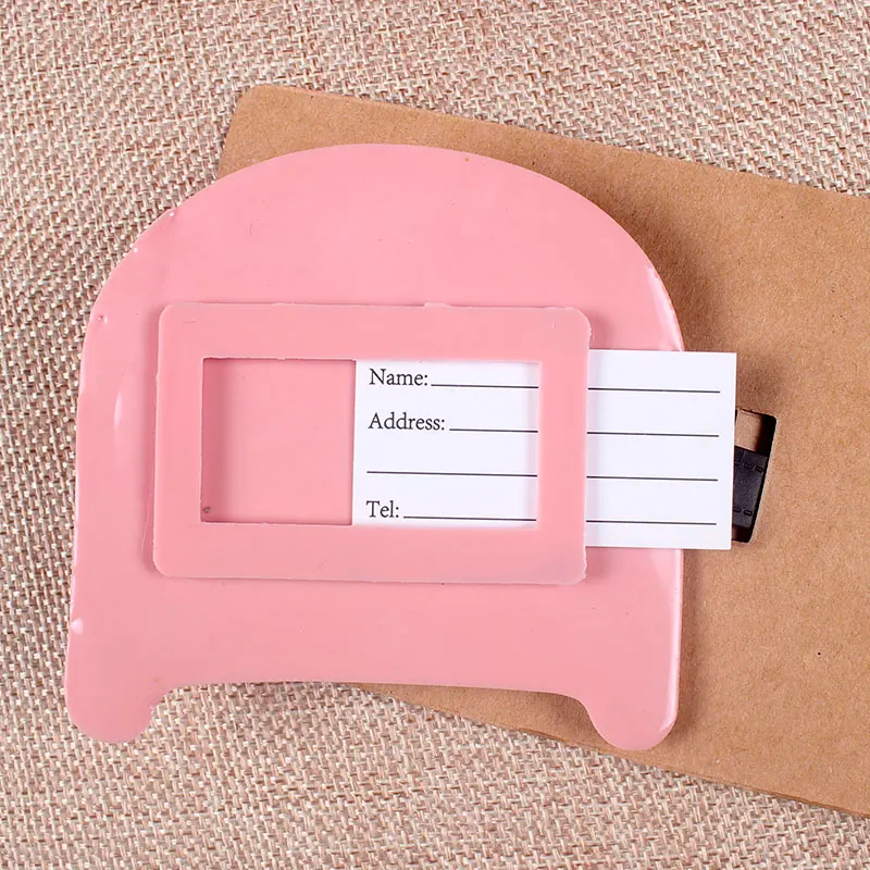 Creative Letter Travel Accessories Luggage Tag Cartoon Silica Gel Suitcase ID Addres Holder Baggage Boarding Tags Portable Label