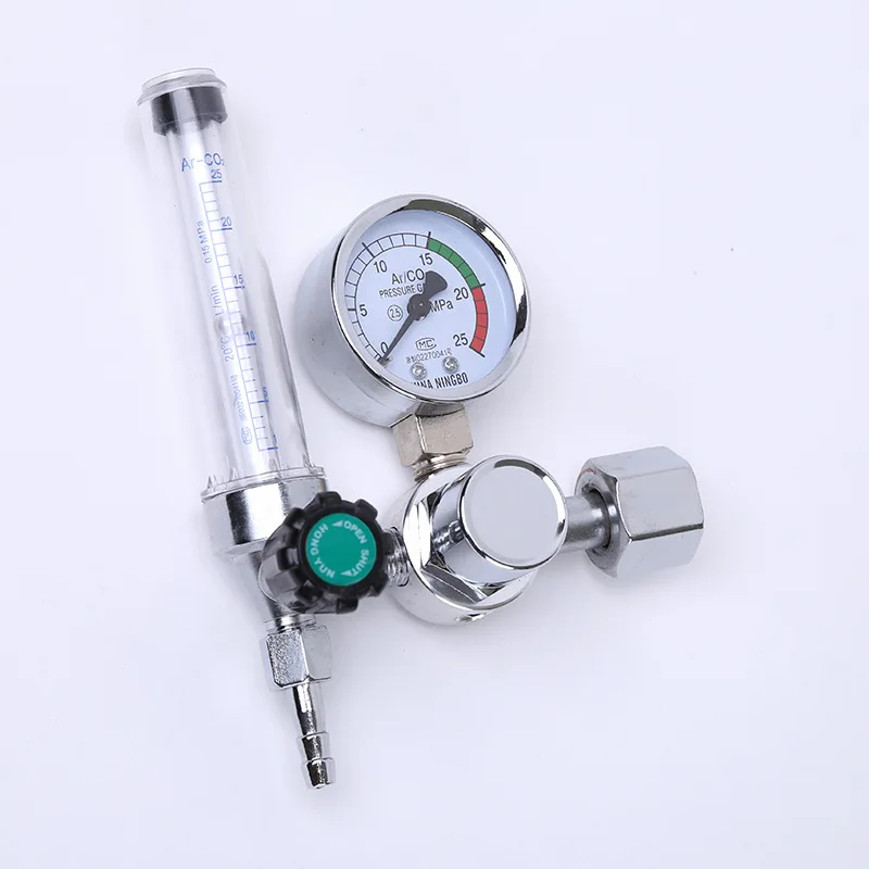 Argon Regulator Argon CO2 Gas Pressure Flow Meter Regulator High Quality Metal MIG MAG Weld Welding Gauge 0-25 Mpa