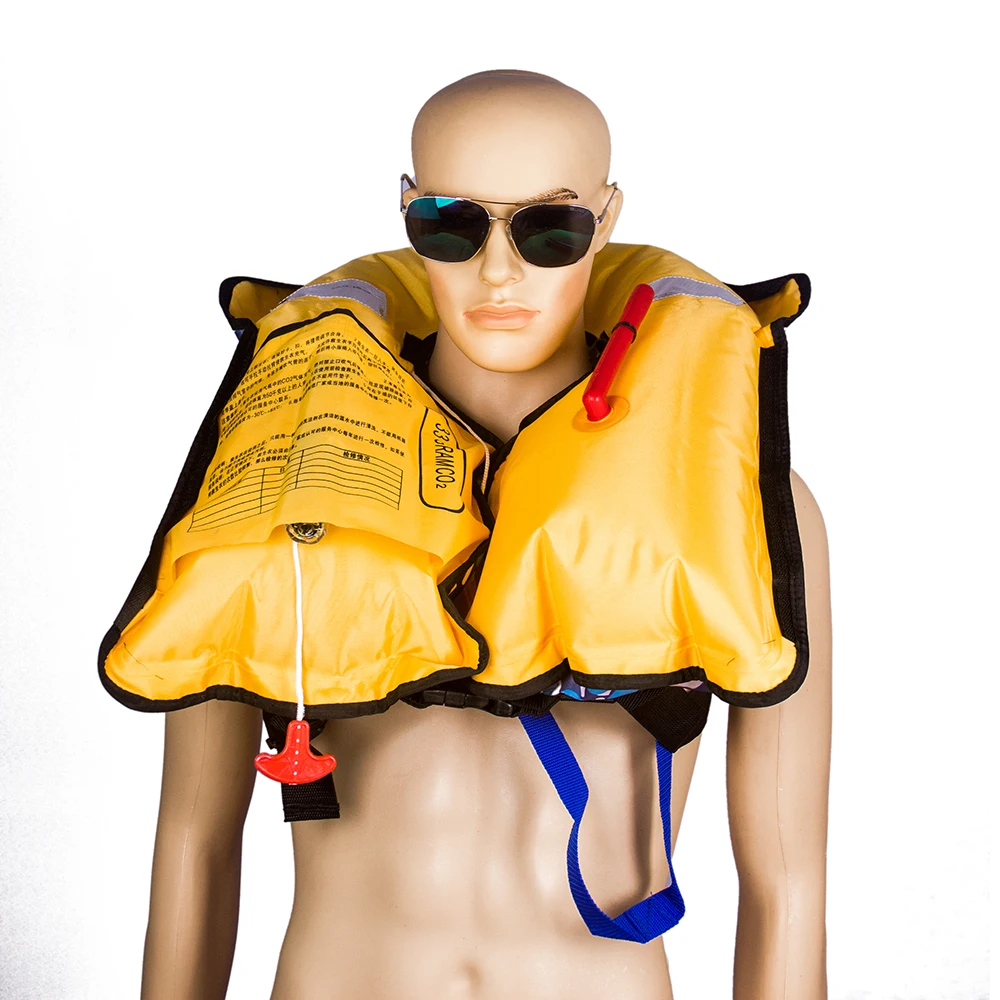 Automatic/Manual Inflatable Men Women Life Jacket Professional Swiming Fishing Vest Swimwear Water Sports Swimming Floating