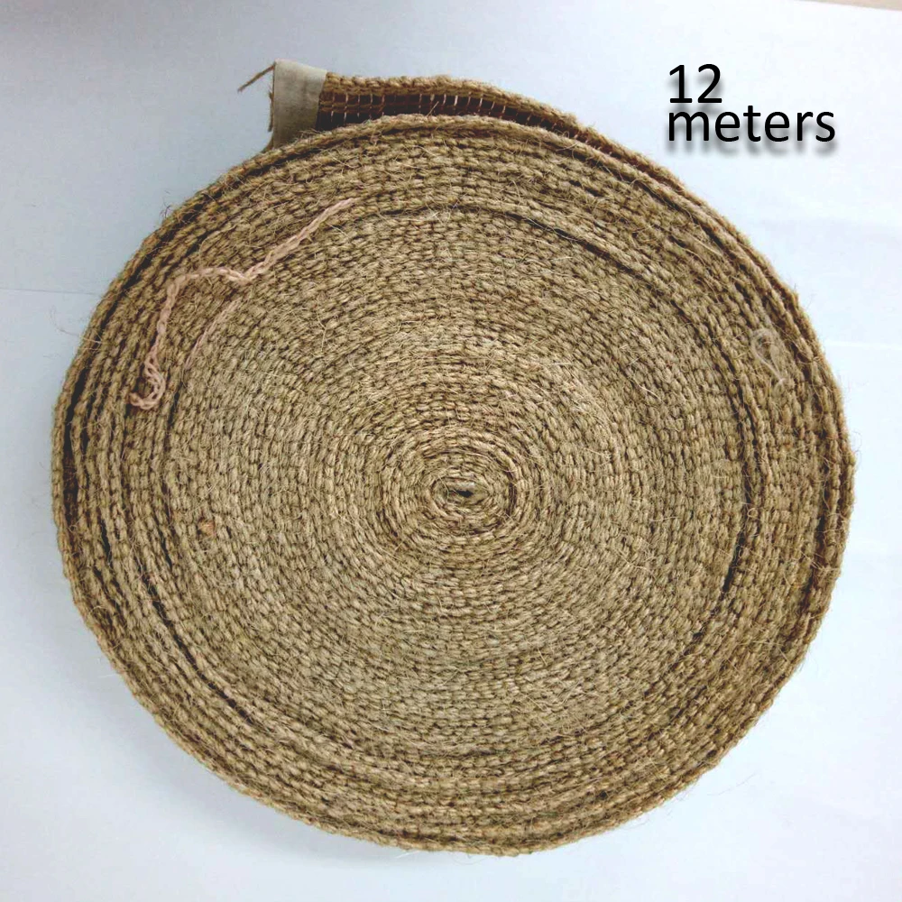 3yards pack Jute Fringe Trim natural beige width of 1.57 inch