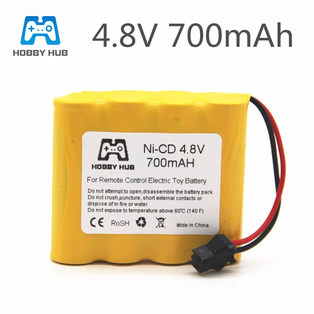 4.8v Ni-cd Battery and charger for RC toys Car Boats Guns 4* AA 4.8v 700mAh Battery for RC boat model car toy