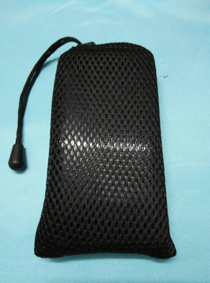 

100pcs free shipping mesh drawstring bag jewelry mesh bag mesh gift bag pouch custom logo for gift mp5 phone jewelry