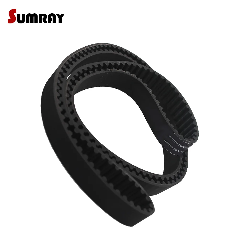 HTD8M Rubber Belt 8M-2640/2656/2688/2712/2720/2752/2760/2776/2784mm Pitch Length 25/30mm Width Timing Belt for CNC Machine