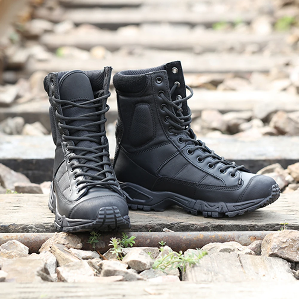 Men Desert Tactical Boots Mens Working Safty Shoes Army Combat Boots Tactical Boots Men Outdoor Training Boots