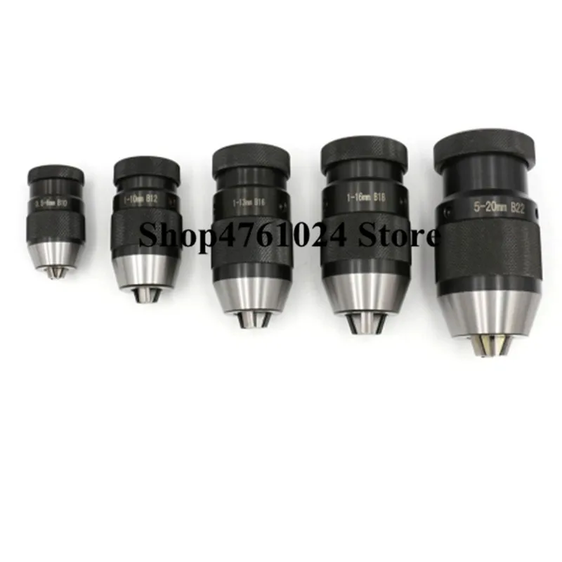 B10 B12 B16 B18 B22 chuck collet chuck Auto Aperte Mandril Keyless da Broca para a máquina de perfuração Mandril Cônico Para poder