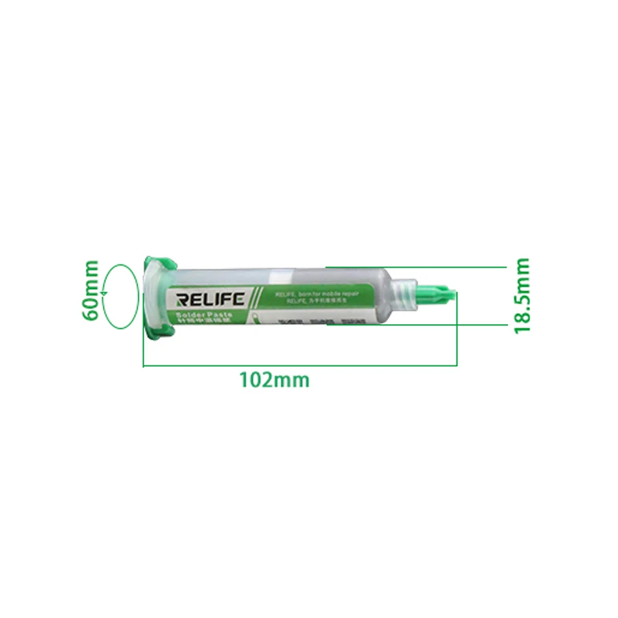 10CC 183 degrees Solder Paste Flux No-clean Original RELIFE Soldering Paste RL-403 Solder Tin Sn63/Pb67 For soldering iron