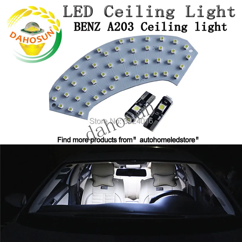 

2PC X dahosun Led Reading light for Benz C-Class W203 4D A203 2001-2007 Car Ceiling dome Interior lamp