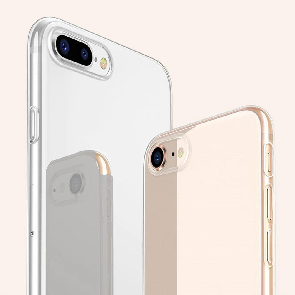Nowy przyjazd Ultra-slim przezroczyste TPU telefon skrzynki pokrywa dla iPhone X/XS/XS Max/7/8/7P/6/6S