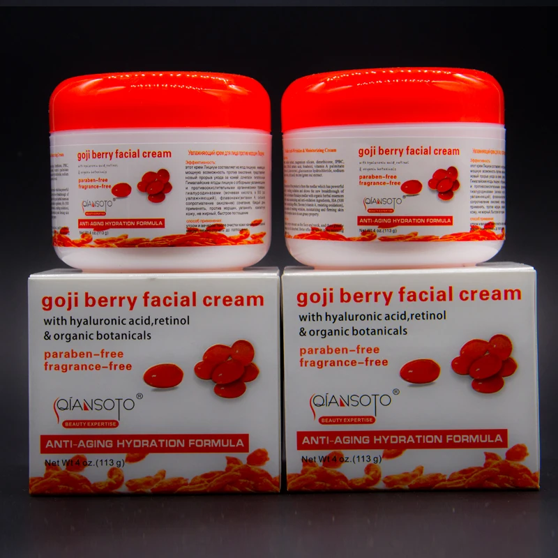 2Pcs Original Goji Berry facial cream 100g Goji cream to rejuvenate skin whitening Anti wrinkle anti aging wolfberry eye cream