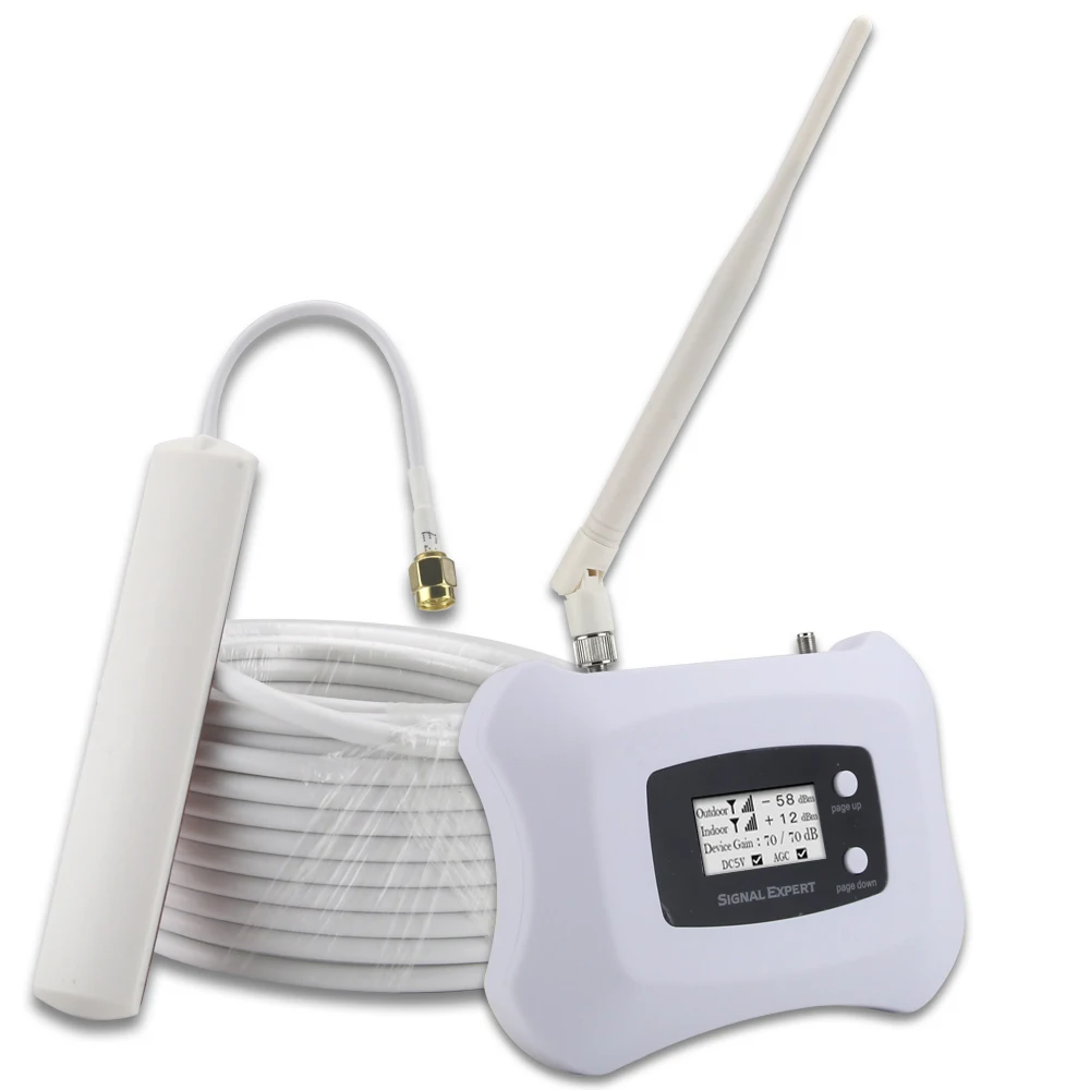 ATNJ LCD Display 70dB Gain 4G LTE 1800mhz Repeater DCS 1800 Cellphone Signal Booster Mobile Cellular Amplifier Repetidor Celular