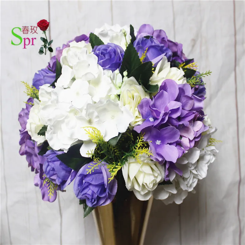 SPR wedding decorative artificial flower table centerpiece wedding occasion flower arrangement silk flower centerpiece