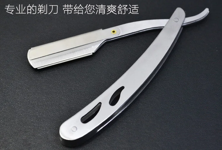 Stainless Steel Straight Razors Folding Shaving Knife Hair Removal Tools Professional Salon Barber Hair Shaving Accessories Sale