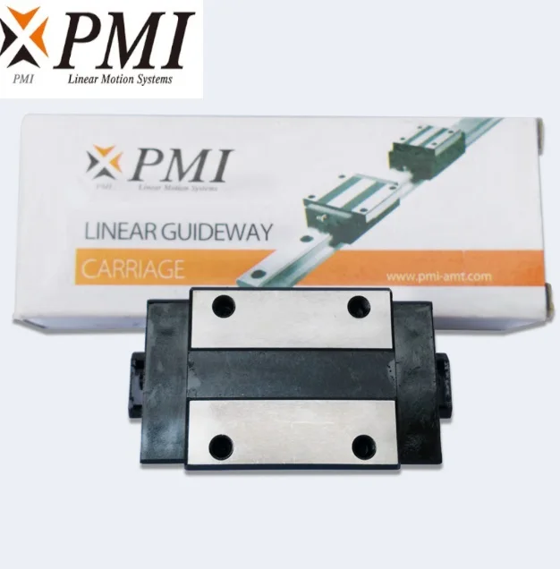 

4pcs/lot Original Taiwan PMI MSB15S-N MSB15SSSFCN linear guideway sliding block Carriage for CO2 Laser Engraving Cutting Machine