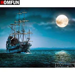 HOMFUN Full Square/Round Drill 5D DIY Diamond Painting 