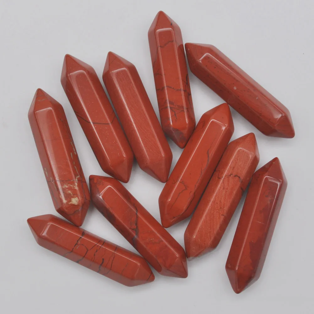 35x8MM Red Rainbow Stone Cabochon CAB Crystal Pillar Jewelry For Woman Gift Pendant Making (10 pcs/lot) H211