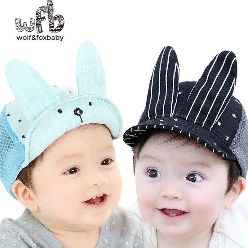 Retail 46-50CM round children's cotton breathable sun hat flanging letters cap summer fall autumn