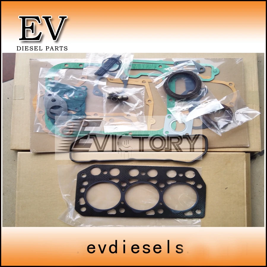 For Mitsubishi K3E engine rebuild kit K3E piston + piston ring and compelete gasket kit