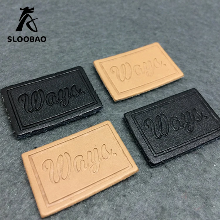 Wholesale (500pcs) Custom Leather Labels,Jeans Labels,Leather Patch Free Shipping Worldwide