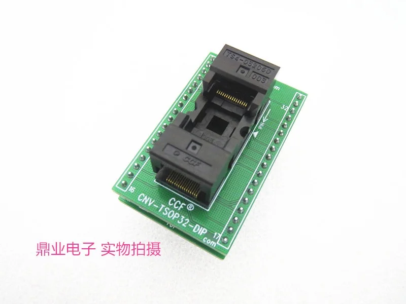 

Opentop 100%New&Original TSOP32 8*13.4MM Pitch: 0.5mm ENPLAS IC Burning seat Adapter Test Socket test bench