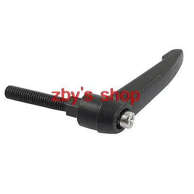 Black Metal 6mm M6 30mm Thread Machinery Adjustable Handles