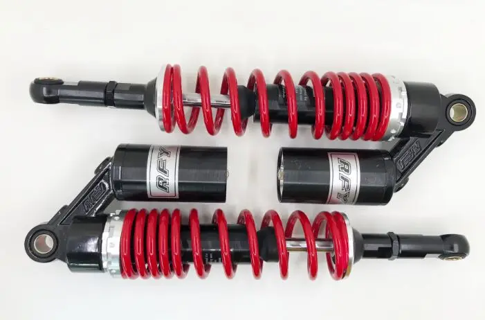 Universal 1 Pair 360mm New Motorcycle Rear Air Shock Absorber Suspension 7mm spring for honda yamaha suzuki